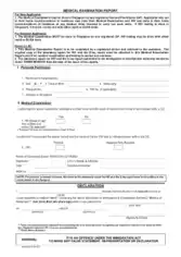 Online Medical Examination Report Template