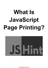 What Is JavaScript Page Printing