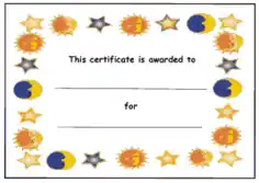 Free Download PDF Books, Kids Award Certificate Template