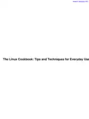 The Linux Cookbook Tips And Techniques For Everyday Use