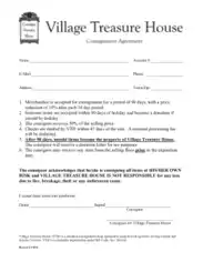 Free Download PDF Books, Merchandise Consignment Agreement Template