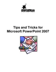 Tips And Tricks For Microsoft Powerpoint 2007