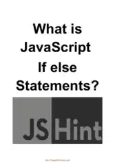 Free Download PDF Books, What Is JavaScript If Else Statements