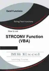 Excel STRCONV Function _ How to use in VBA
