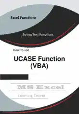 Free Download PDF Books, Excel UCASE Function _ How to use in VBA