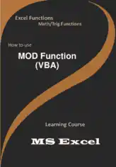 MOD Function _ How to use in VBA