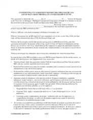 Confidentiality Research Data Confidentiality Agreement Template