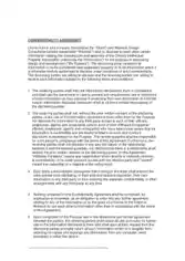 Consulting Company Sample Confidentiality Agreement Template
