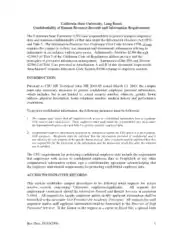 HR Data Confidentiality Agreement Template