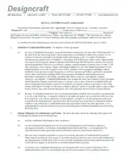 Free Download PDF Books, Standard Mutual Confidentiality Agreement Template