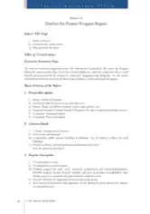 Outline Project Status Report Format Template