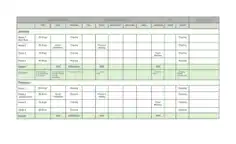 Small Business Marketing Schedule Template