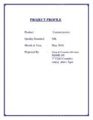Manufacturing Industries Project Report Template