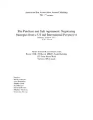 Sample Purchase and Sales Agreement Template