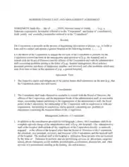 Business Management Consulting Agreement Template