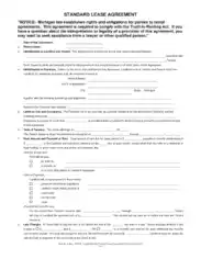 Free Download PDF Books, Standard Lease Agreement Template