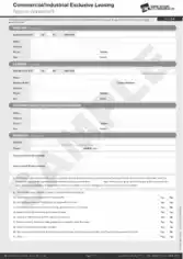 Commercial Industrial Exclusive Leasing Template