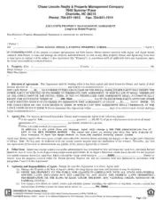 Exclusive Property Management Agreement Template