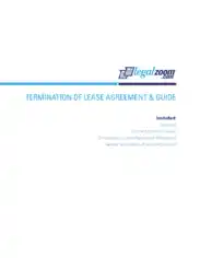 Termination Of Lease Agreement And Guide Template