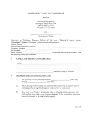 Independent Consulting Agreement Example Template
