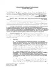 Project Management Consulting Agreement Template