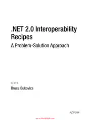 NET 2.0 Interoperability Recipes
