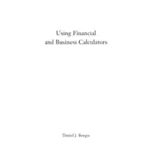 Using Financial and Business Calculator Template