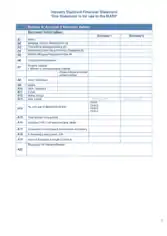 Free Download PDF Books, Industry Standard Financial Statement Template