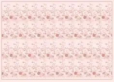 Flower Background Classical Repeating Symmetric Design Free Vector