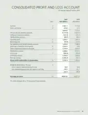 Consolidate Profit and Loss Account Template