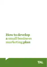 Small Business Marketing Plan Sample Template
