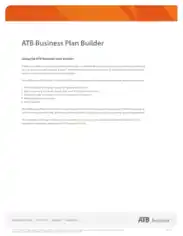 ATB Business Plan Builder Template