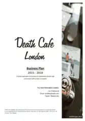 Three Year Cafe Business Plan Template