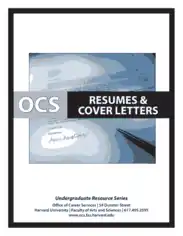 OCS Cover Letter Samples For Resume Template