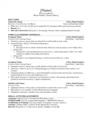 Resume Templates For Students Template