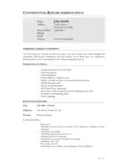 Free Download PDF Books, Retail Sales Manager Resume Template