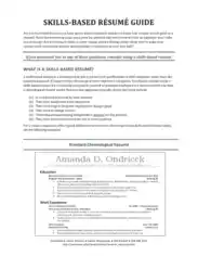 Free Download PDF Books, Basic Skills Resume Example Template