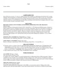 Free Download PDF Books, Business Marketing Resume Template