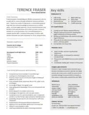 Professional Driver Resume Sample Template
