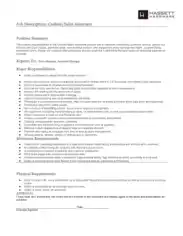 Free Download PDF Books, Job Description Cashier Sales Resume Template