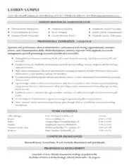 Free Download PDF Books, Entry Level HR Resume Template