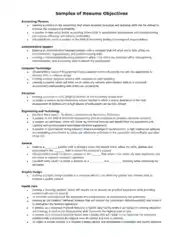 Entry Level Resume Objective Template