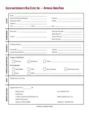 Free Download PDF Books, Associate Real Estate Appraisal Form Template