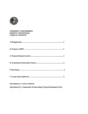 Partnership Request Proposal Template