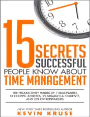 15 Secrets Successful People Know About Time Management Free PDF Book