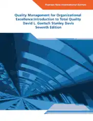 Quality Management For Organizational Excellence Free Pdf Book