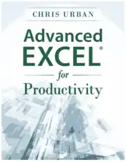 Advanced Excel For Productivity Free PDF Book