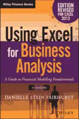Using Excel For Business Analysis A Guide To Financial Fundamentals Free PDF Book