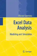 Free Download PDF Books, Excel Data Analysis Free PDF Book