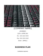 Free Download PDF Books, Business Plan Auto Sales Template